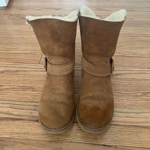 UGG Brown Cedric Biker Boots